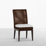 Peninsula N-dura Resin Wicker Outdoor Side Chair - Image 10
