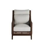 Peninsula N-dura Resin Wicker Outdoor Lounge Chair - Image 4