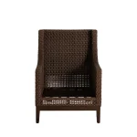 Peninsula N-dura Resin Wicker Outdoor Lounge Chair - Image 5