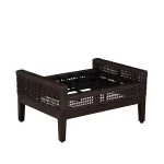 Peninsula Wicker Outdoor Woven Ottoman - Image 14