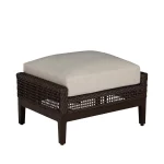 Peninsula Wicker Outdoor Woven Ottoman - Image 12