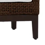 Peninsula Wicker Outdoor Woven Ottoman - Image 4
