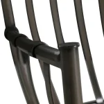 Majorca Wrought Aluminum Outdoor Spring Lounge Chair