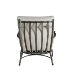 Majorca Wrought Aluminum Outdoor Lounge Chair - Image 3