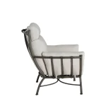 Majorca Wrought Aluminum Outdoor Lounge Chair - Image 4