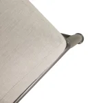 Majorca Wrought Aluminum Outdoor Ottoman - Image 3