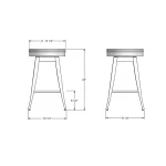 Grace STOOLS 42414-26B/5287 - Image 3