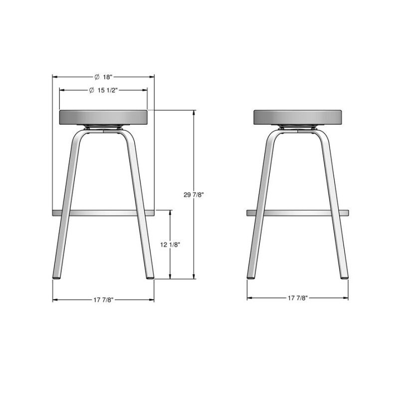 Reel STOOLS 42436-30/24BP