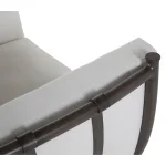 Majorca Wrought Aluminum Outdoor Club Chair - Image 5
