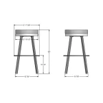 Swice STOOLS 42444-30WE/1B24DAF4 - Image 6