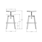 Architect STOOLS 42563B/5187 - Image 4
