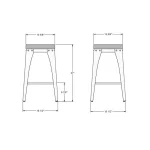 Upright STOOLS 42564-26/51HO - Image 4
