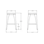 Upright STOOLS 42564-26B/5187 - Image 4
