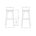Upright STOOLS 42564-30B/5187 - Image 4