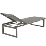 Belmont Sling Wrought Aluminum Outdoor Chaise Lounge - Image 6