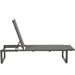 Belmont Sling Wrought Aluminum Outdoor Chaise Lounge - Image 8