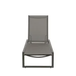 Belmont Sling Wrought Aluminum Outdoor Chaise Lounge - Image 9