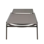 Salem Wrought Aluminum Outdoor Sling Chaise Lounge