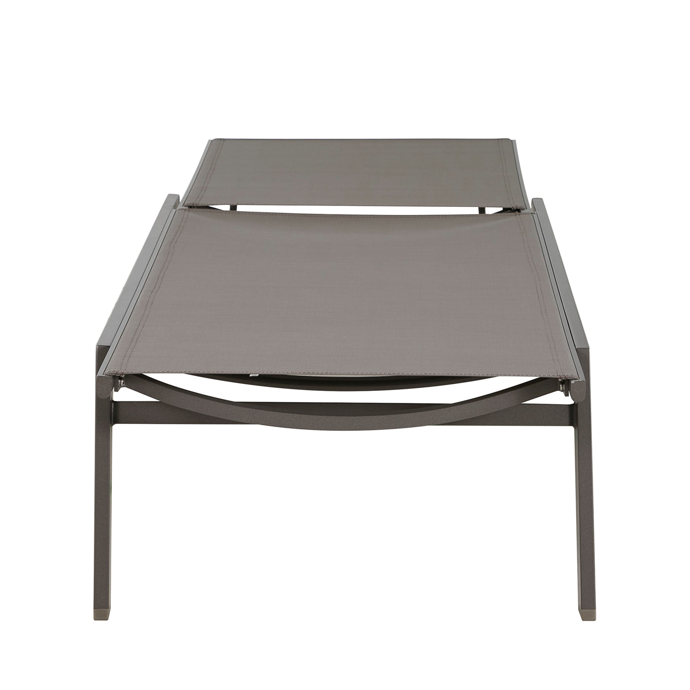 Salem Wrought Aluminum Outdoor Sling Chaise Lounge