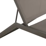 Salem Wrought Aluminum Outdoor Sling Chaise Lounge - Image 3