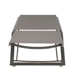 Salem Wrought Aluminum Outdoor Sling Chaise Lounge - Image 4