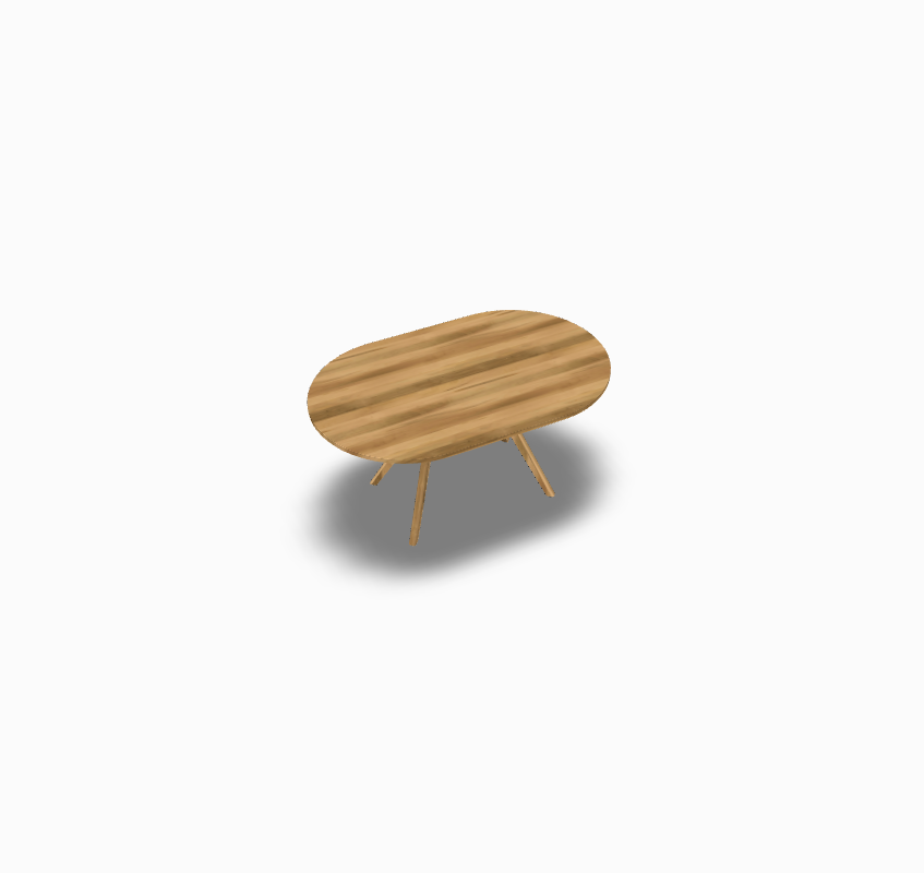 Oslo Table 4260 Oval Solid
