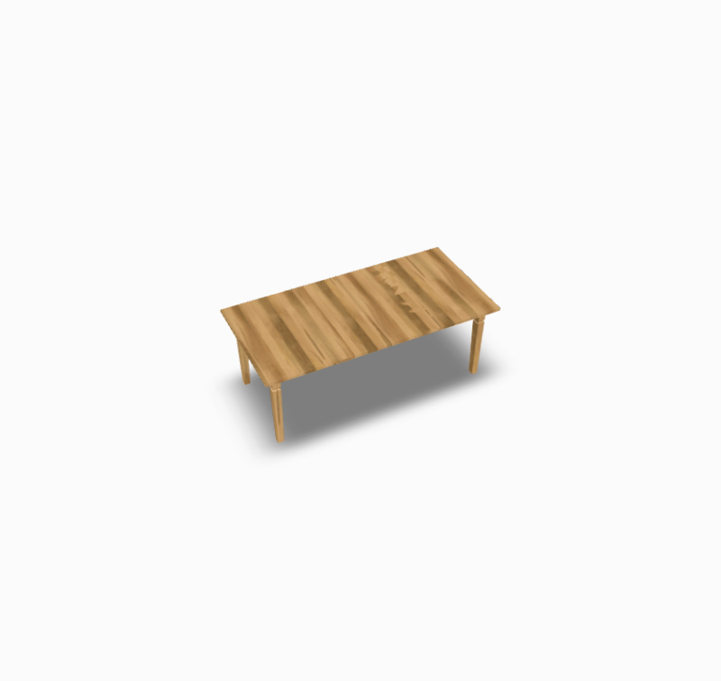 Plank Table 4260P w/ 2-18 Leaves