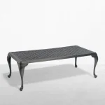 Provance Aluminum Rectangle Outdoor Coffee Table 47.75 In. W X 15.75 In. H