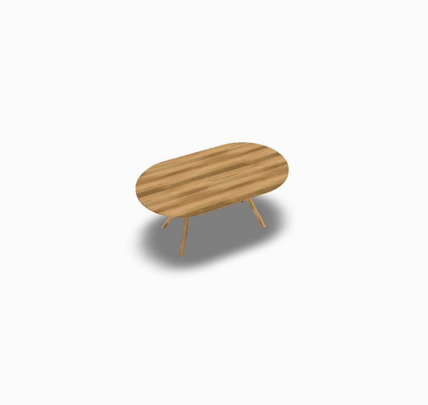 Oslo Table 4266 Oval Solid