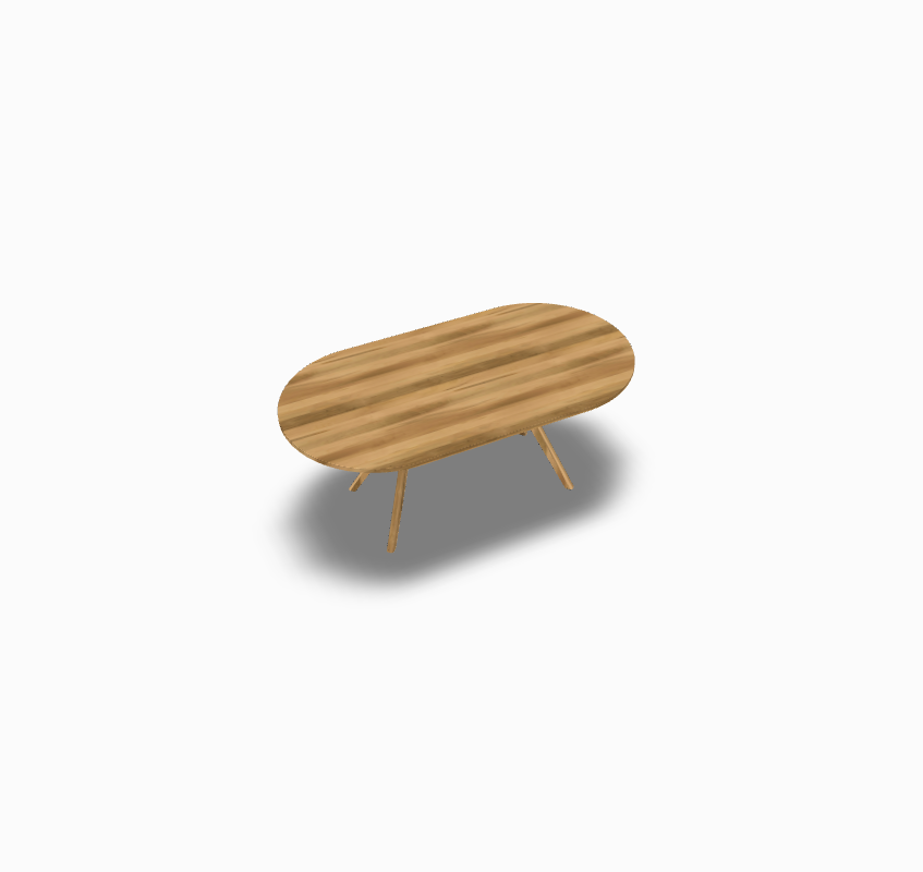 Oslo Table 4272 Oval Solid