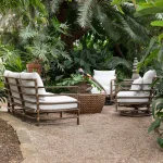 Largo Wicker 40 In. Round Outdoor Pedestal Coffee Table - Image 12
