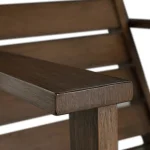 Kennebunkport Wrought Aluminum Outdoor Adirondack Arm Chair - Image 3