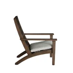 Kennebunkport Wrought Aluminum Outdoor Adirondack Arm Chair - Image 4