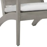 Kennebunkport Wrought Aluminum Outdoor Adirondack Arm Chair - Image 7
