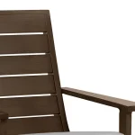 Kennebunkport Wrought Aluminum Outdoor Adirondack Arm Chair - Image 9