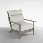 Kennebunkport Wrought Aluminum Outdoor Lounge Chair - Image 12