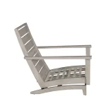 Kennebunkport Wrought Aluminum Outdoor Spring Lounge Chair - Image 3