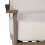 Kennebunkport Wrought Aluminum Outdoor Spring Lounge Chair - Image 13