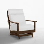 Kennebunkport Wrought Aluminum Outdoor Spring Lounge Chair - Image 10