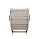 Kennebunkport Wrought Aluminum Outdoor Spring Lounge Chair - Image 9