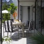 Roma Wrought Aluminum Outdoor Arm Chair - Image 4