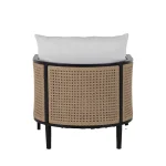 Havana Cane N-dura Resin Wicker Outdoor Lounge Chair - Image 3