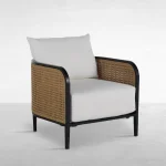 Havana Cane N-dura Resin Wicker Outdoor Lounge Chair - Image 6