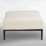 Havana N-dura Resin Wicker Outdoor Ottoman - Image 4