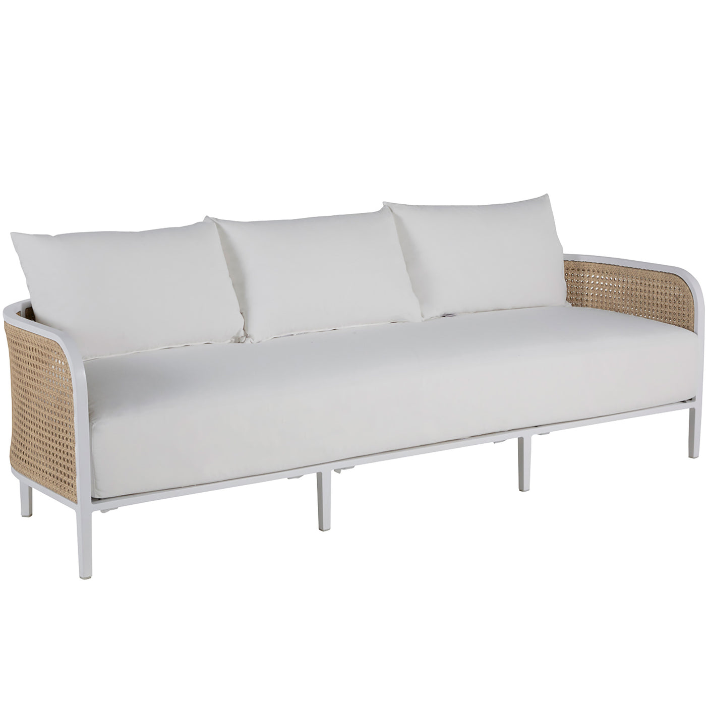 Havana Cane N-dura Resin Wicker Outdoor Sofa