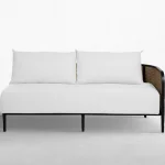 Havana Cane N-dura Resin Wicker Outdoor Right Arm Facing Sectional - Image 5