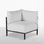 Havana Cane N-dura Resin Wicker Outdoor Corner Sectional - Image 7