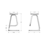Paperclip70 STOOLS 44070-26WE/1B13 - Image 9