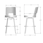 Marek STOOLS 44364-30WE/1B25DBF4NC - Image 9