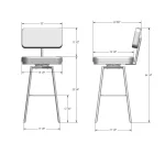 Tereza STOOLS 44558-30WE/1B25DXF4 - Image 9
